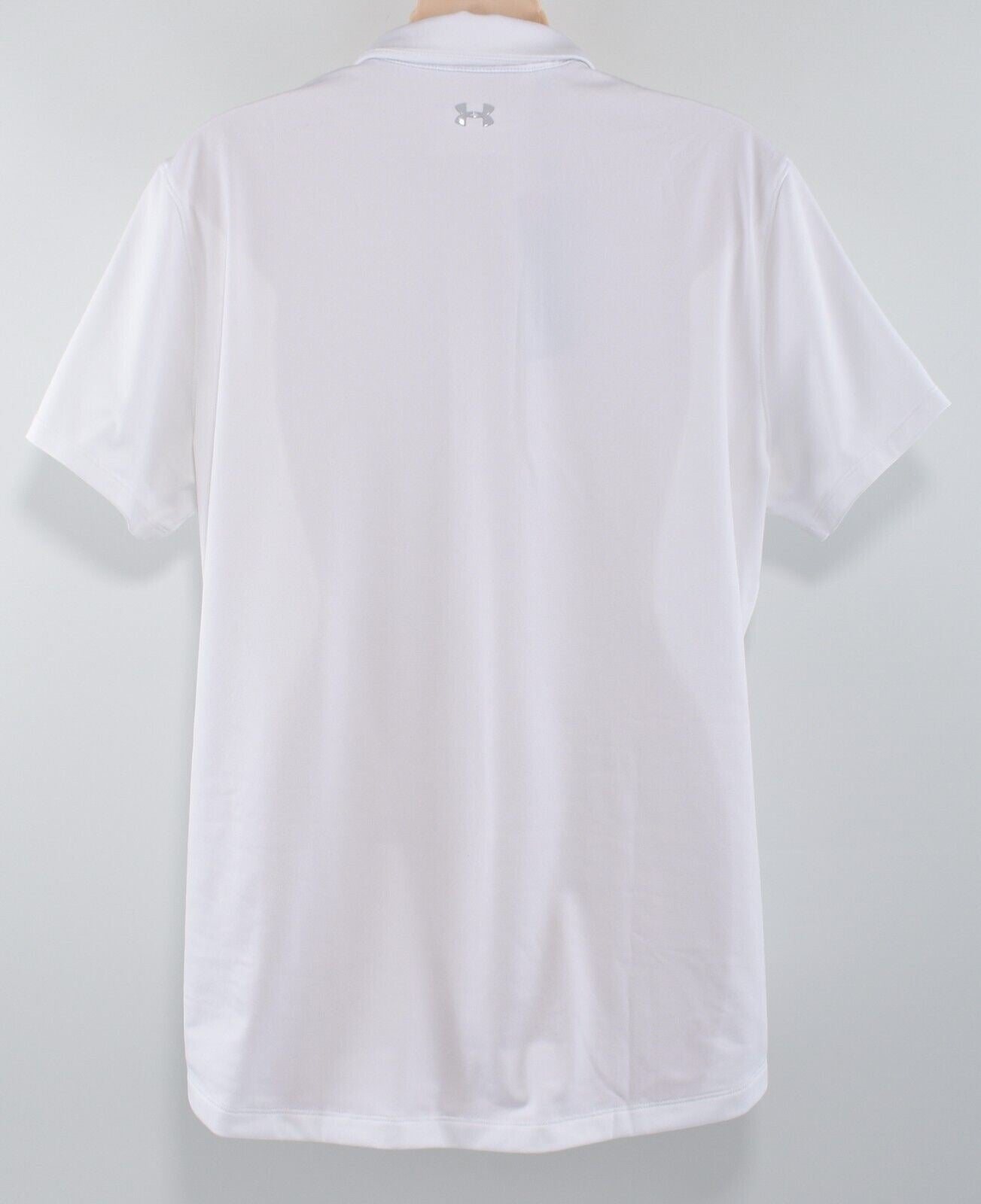 UNDER ARMOUR Women's ZINGER Polo Shirt, Fitted Style, White, size XL (UK 16)