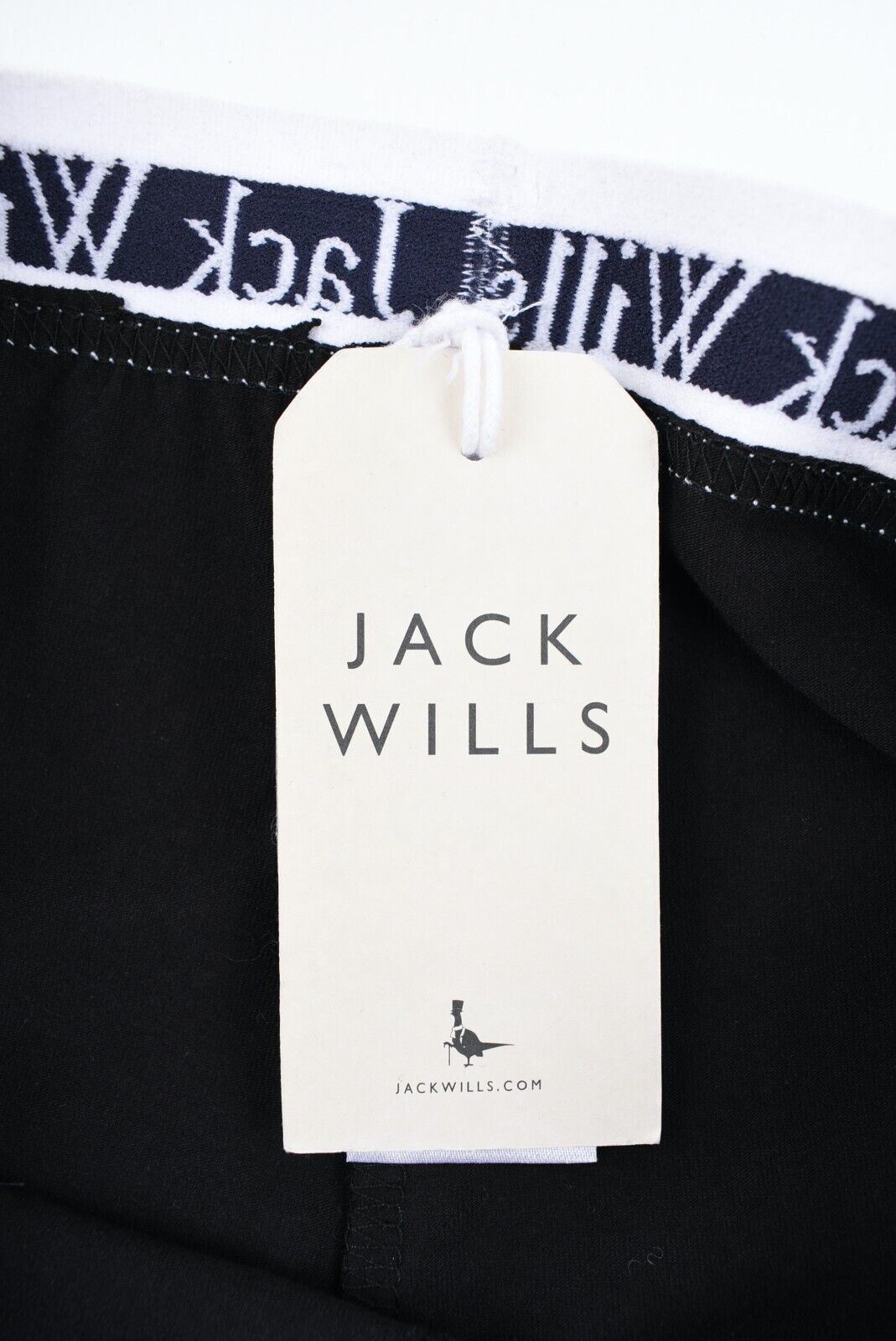 JACK WILLS Cycling Shorts, Short Stretch Cotton Leggings, Black, size XS (UK 8)