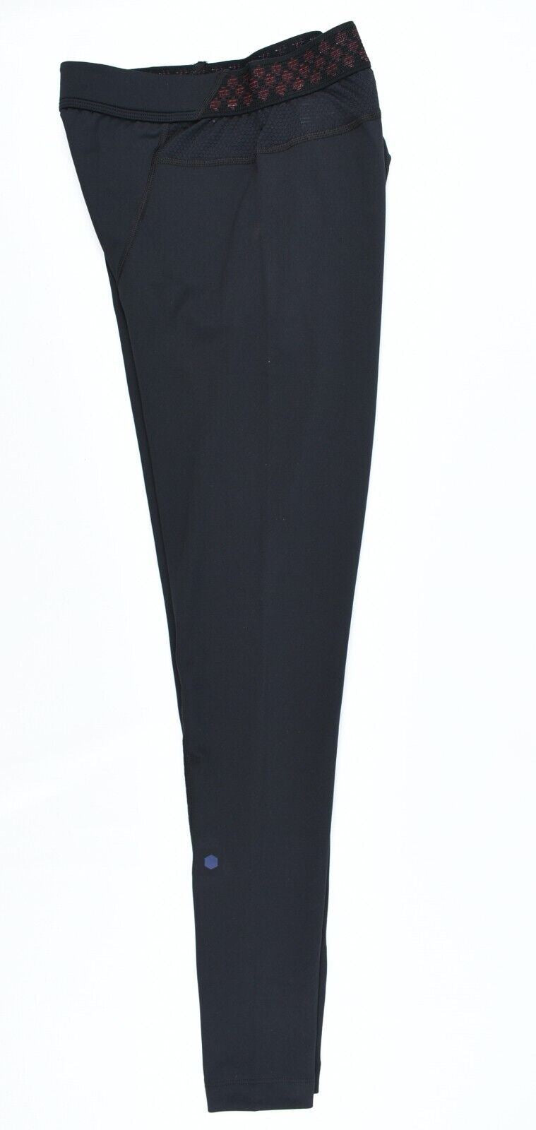 UNDER ARMOUR Men's RUSH Tight HeatGear Leggings, Black, size L