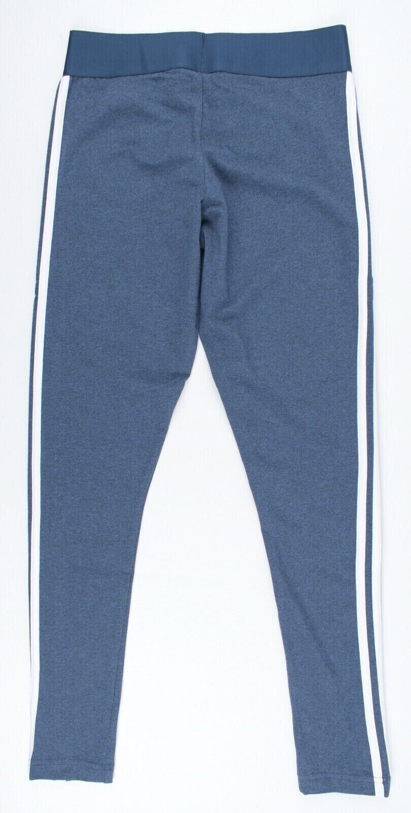 ADIDAS Women's 3 Stripes Cotton Leggings, Crew Navy Blue, size XS (UK 6)
