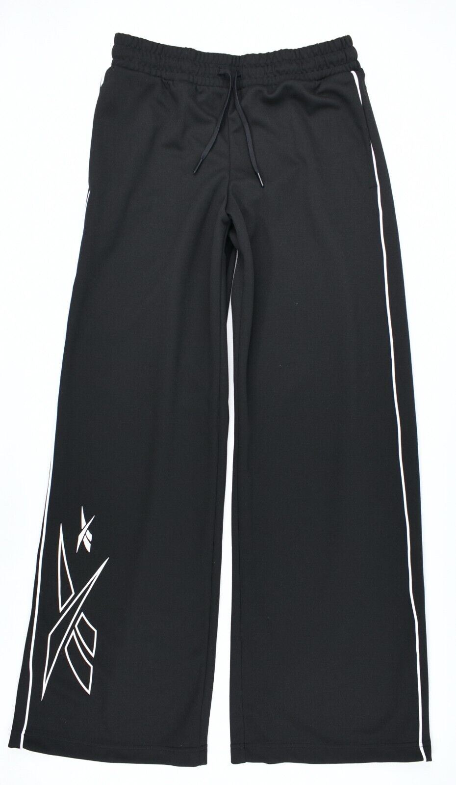 REEBOK Women's MYT High Rise Wide Leg Joggers Pants, Black, size S (UK 8-10)