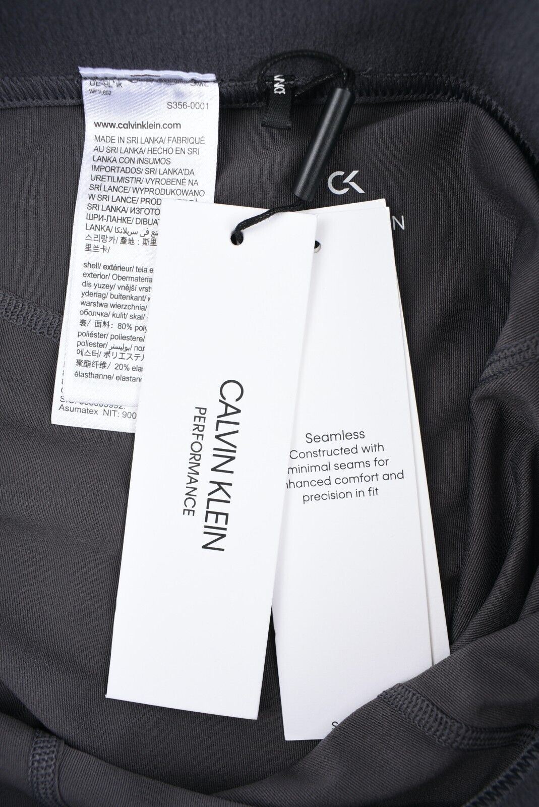 CALVIN KLEIN PERFORMANCE Women's CK Active Wick Leggings, Grey, size M (UK 12)