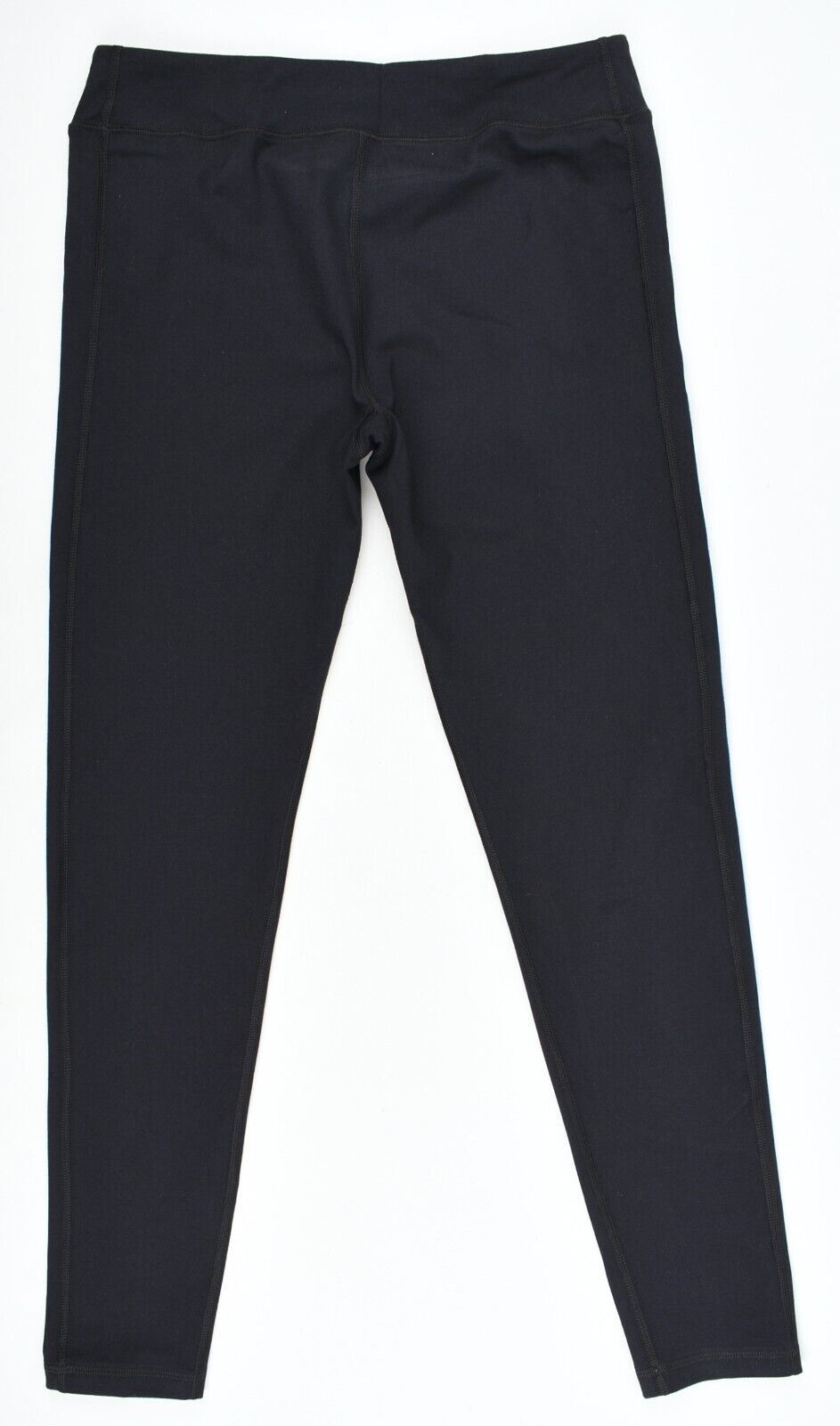 UNDER ARMOUR Girls' Cotton Blend Leggings, Black/White, size youth L (11-12 y.)