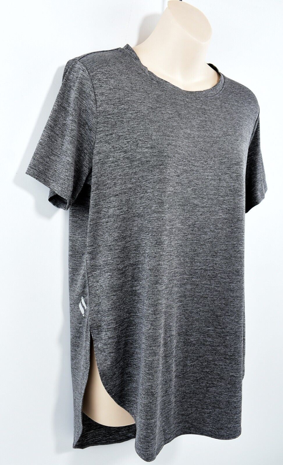 SKECHERS GoWalk Women's GODRI Tunic T-shirt, Grey, size M (UK 12)