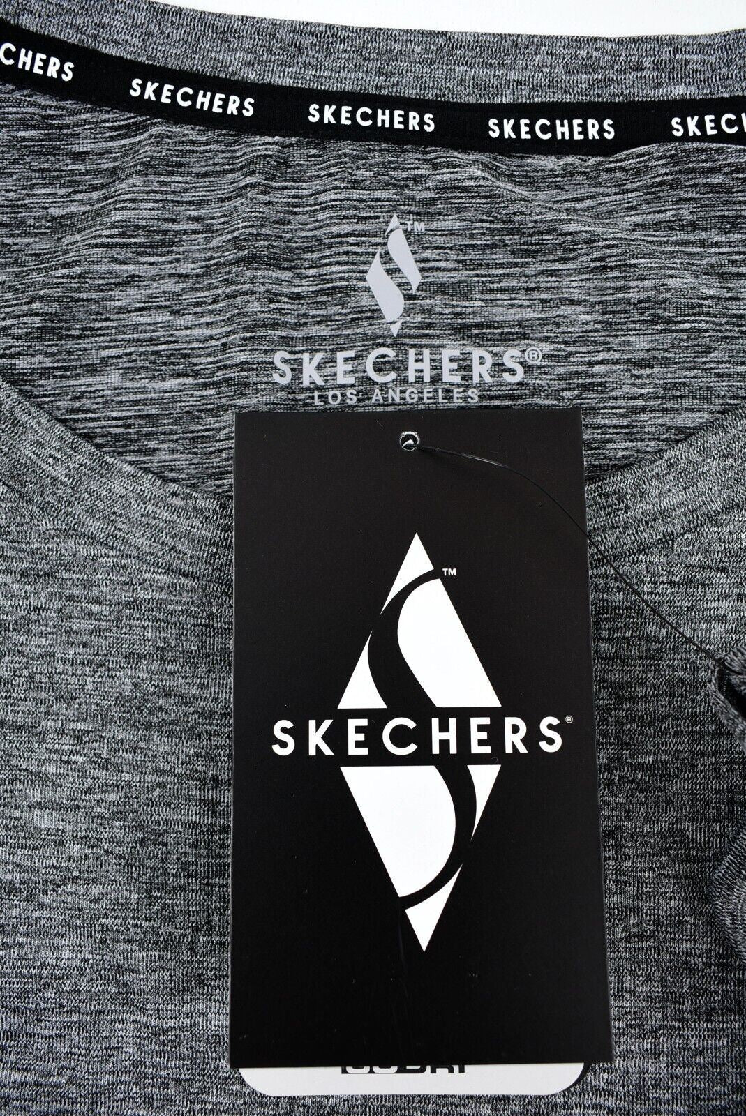 SKECHERS GoWalk Women's GODRI Tunic T-shirt, Grey, size M (UK 12)