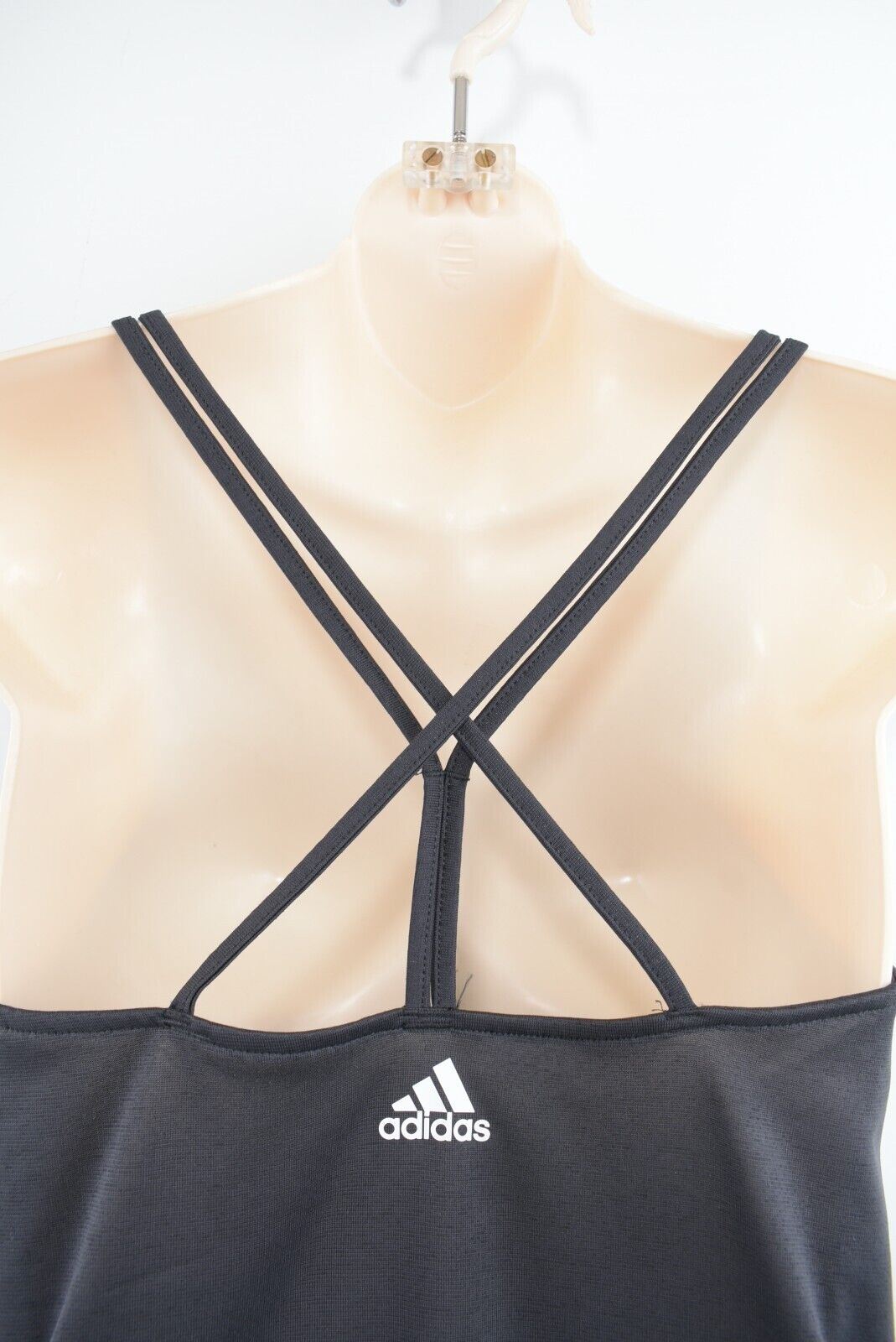 ADIDAS Women's Activewear Tunic Tank Top, Black/White, size XS (UK 4-6)