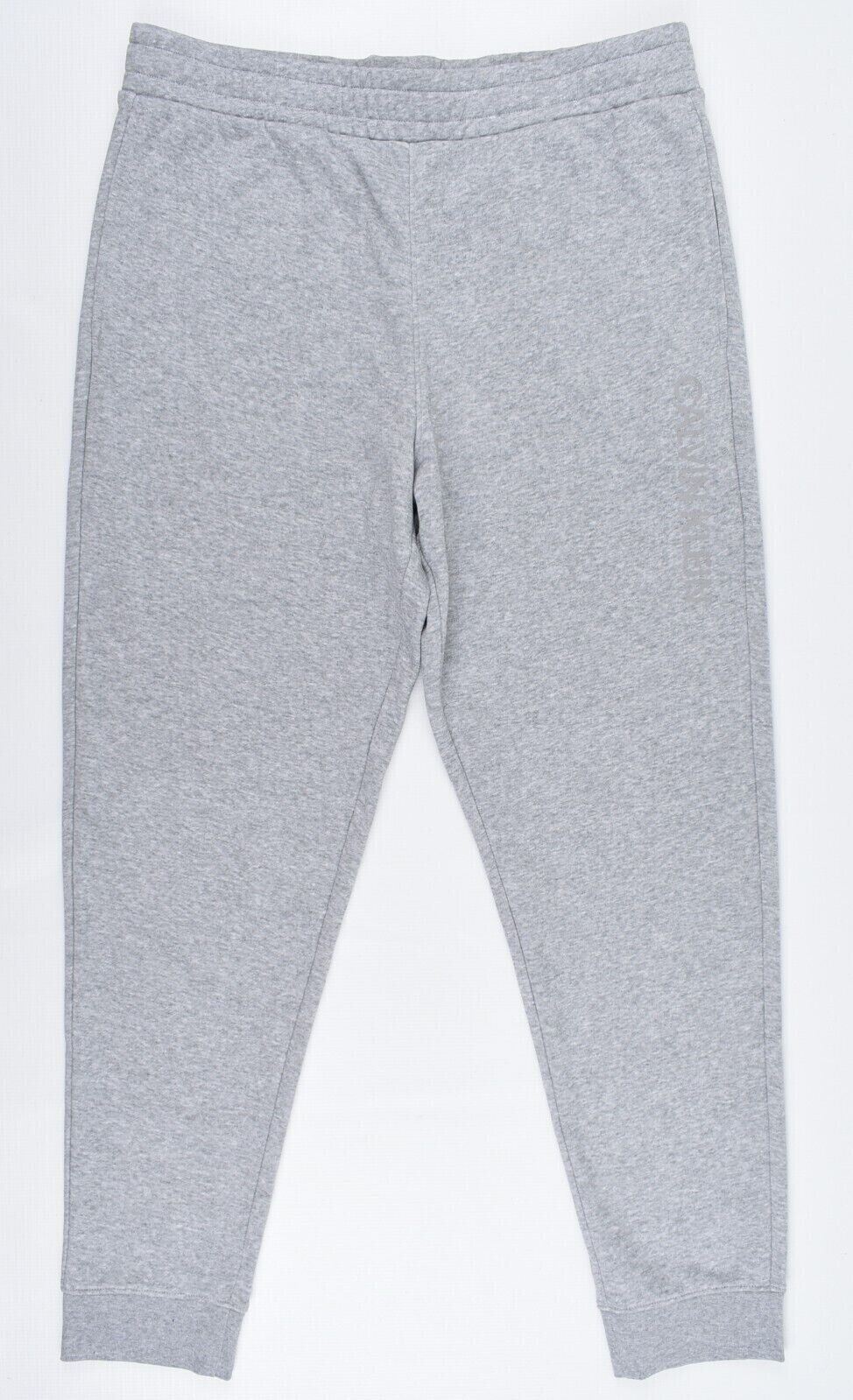 CALVIN KLEIN Performance: Men's Essential Logo Joggers, Heather Grey, size XL