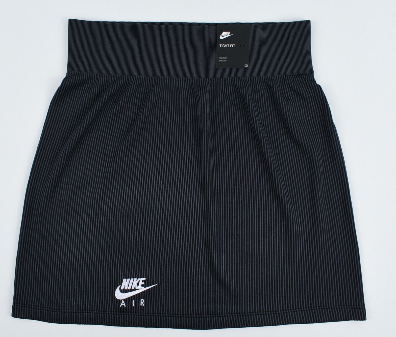 NIKE AIR Women's Rib Mini Skirt, Black, size L /UK 14