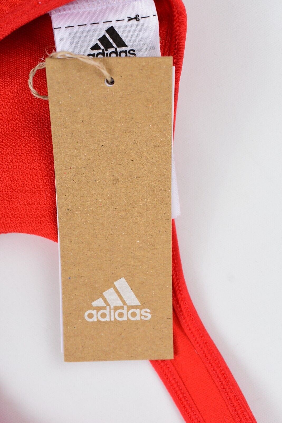 ADIDAS Women's AEROKNIT Sports Bra, Light Support, Vivid Red, size S /8-10