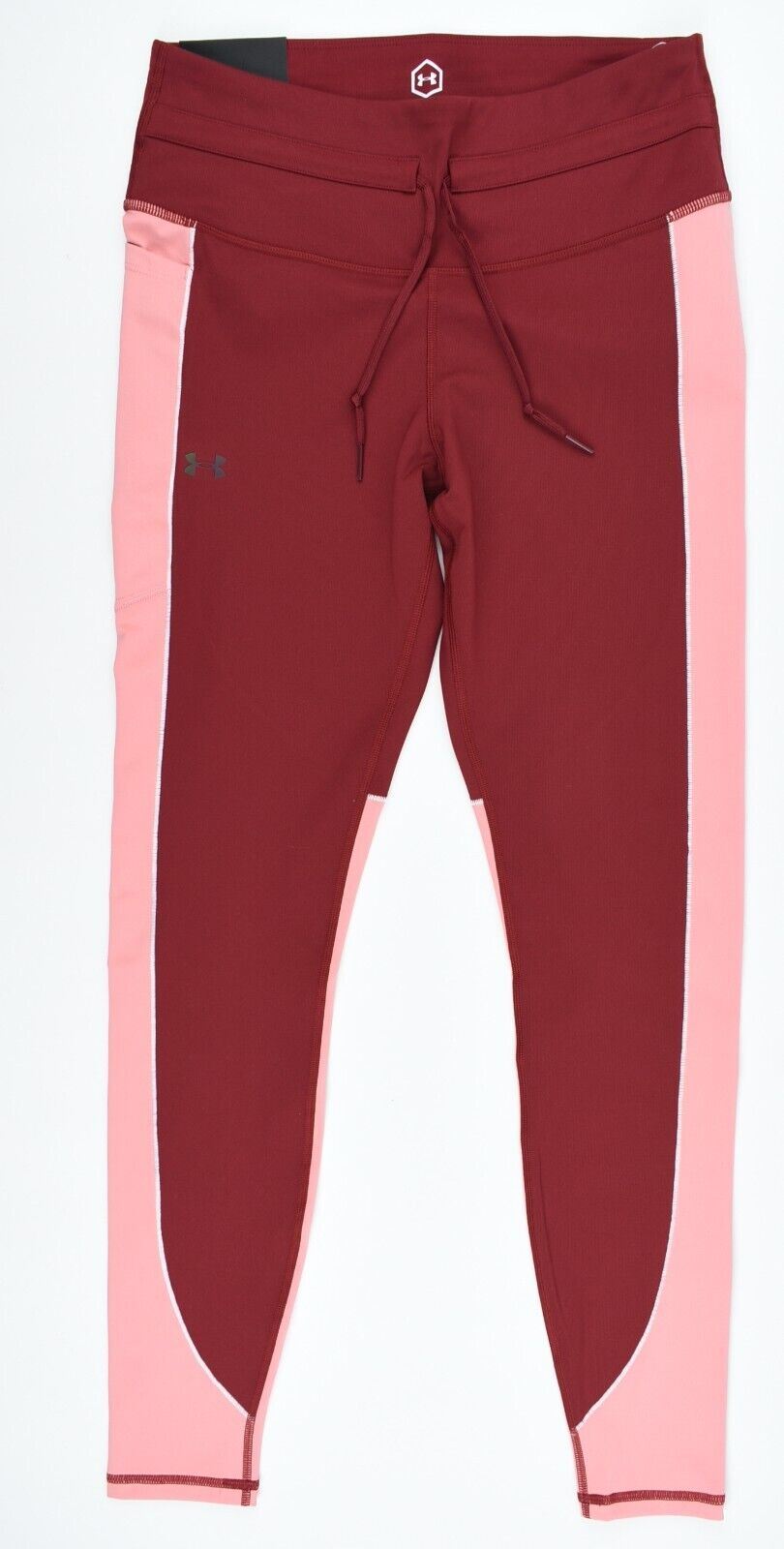 UNDER ARMOUR Women's RUSH ColdGear Leggings, League Red, size M /UK 12