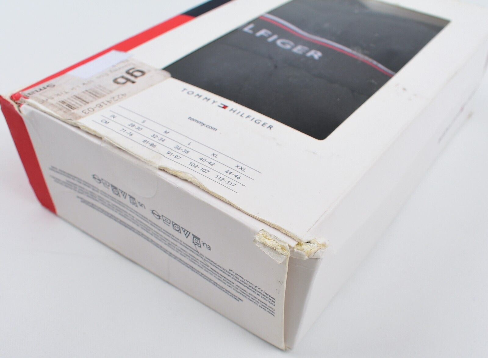 TOMMY HILFIGER Underwear: Men's 3-Pack Low Rise Boxer Trunks, Black, size SMALL