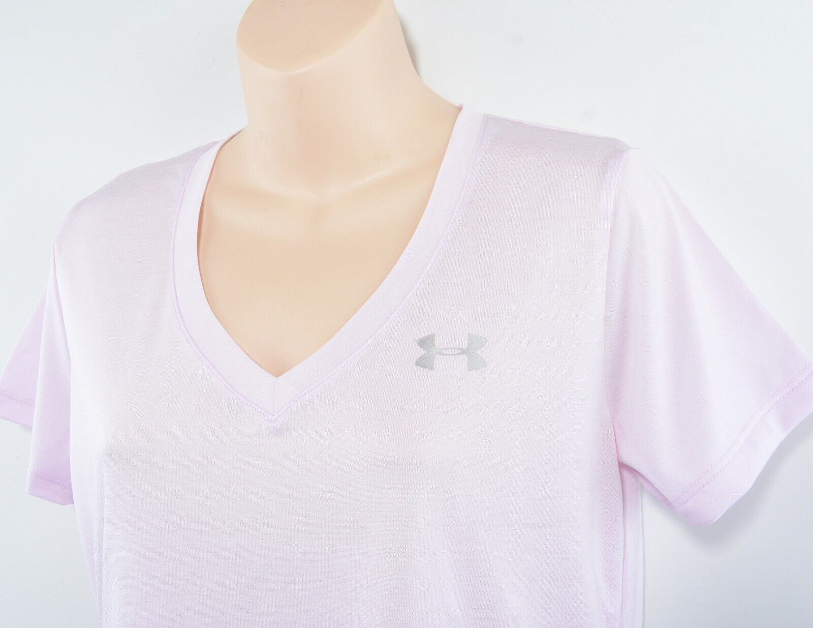 UNDER ARMOUR Women's UA TECH TWIST Short Sleeve T-shirt, Pink, size XS /UK 8
