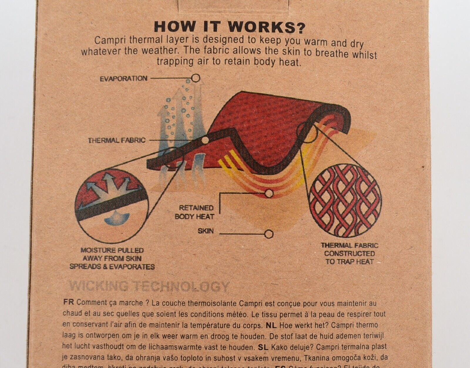 CAMPRIS Sports Base Layer Women's Long Sleeve Thermal Top, White, size UK 16