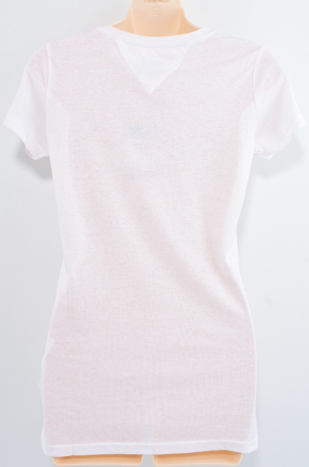 TOMMY HILFIGER - TOMMY JEANS Women's Slim Fit T-shirt, White, S /UK 10