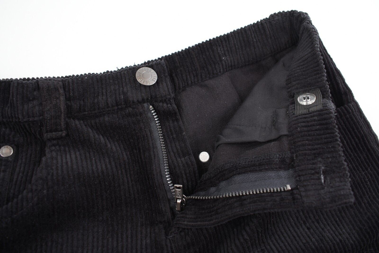 FIRETRAP Boys' Kids' Corduroy Trousers Pants, Black, size 11-12 years