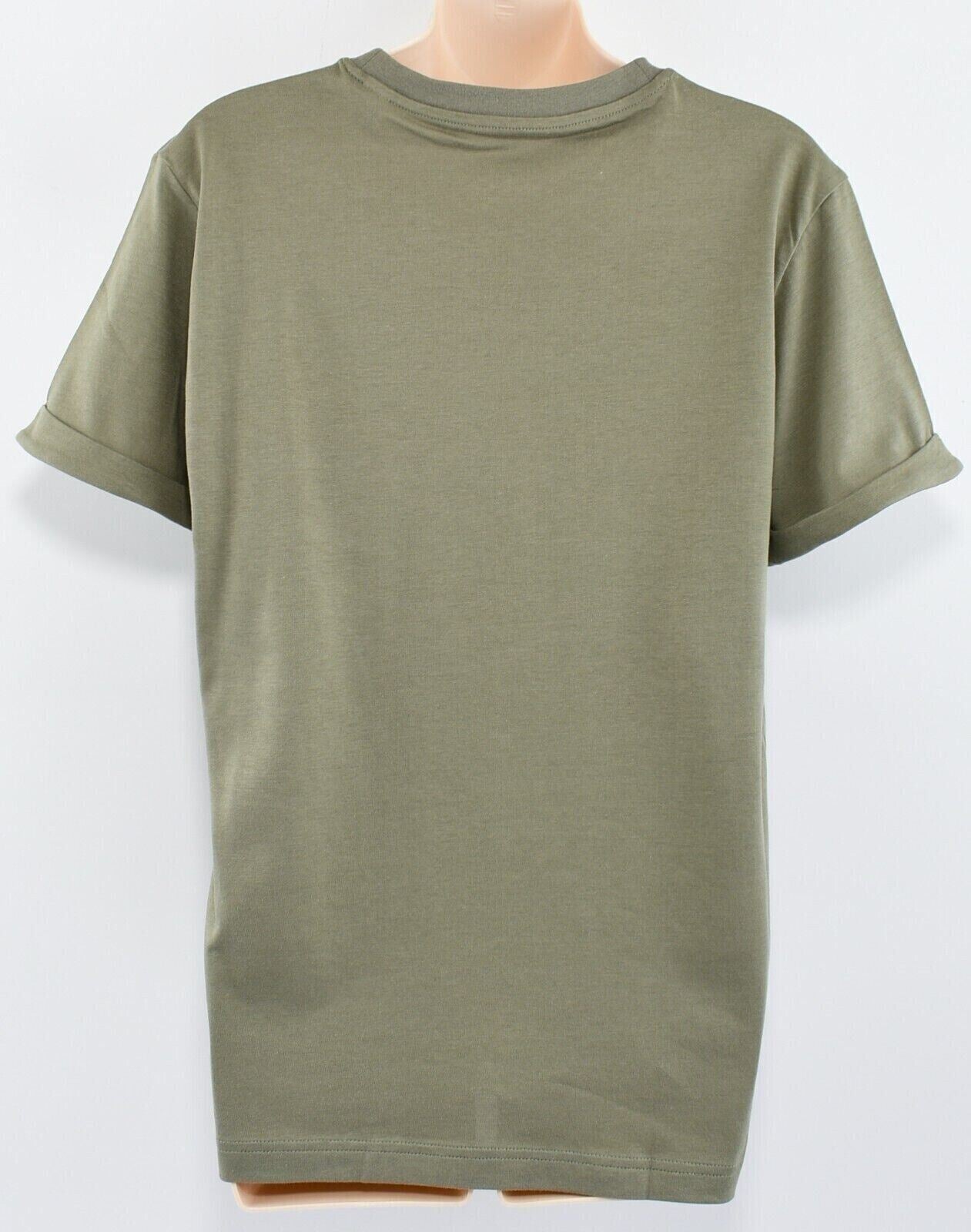 ADIDAS Women's Crew Neck Boyfriend T-shirt, Tee, Legacy Green, size S (UK 8-10)