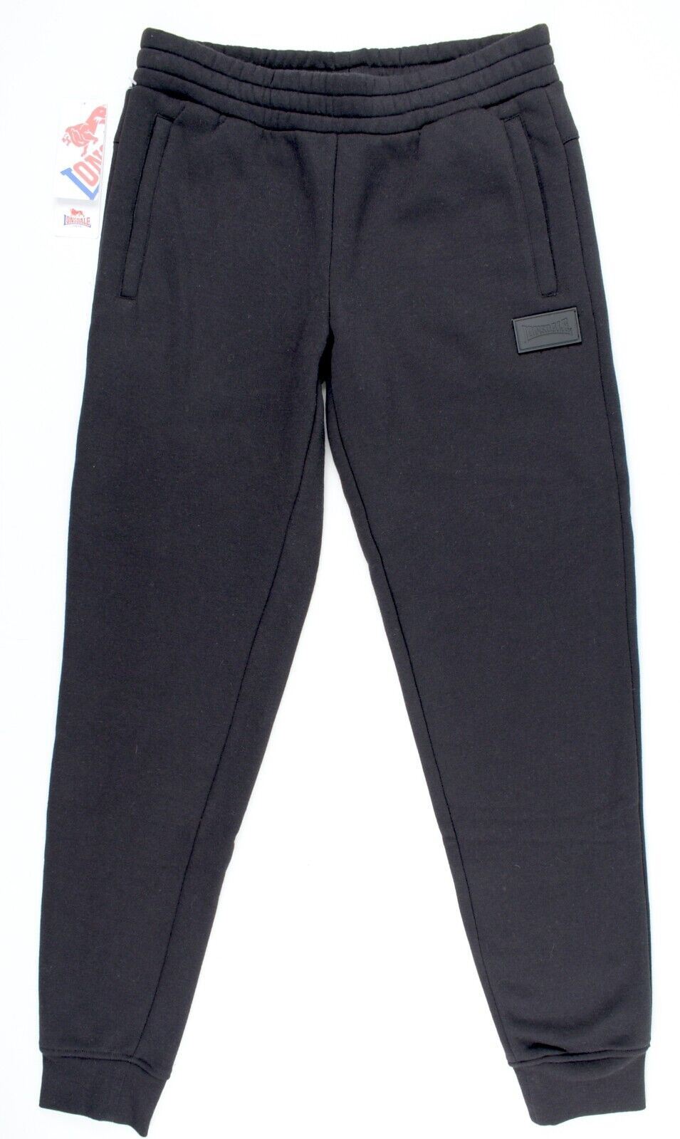 LONSDALE Womens SLIM FIT Joggers / Sweatpants, Black, size XS /UK 8