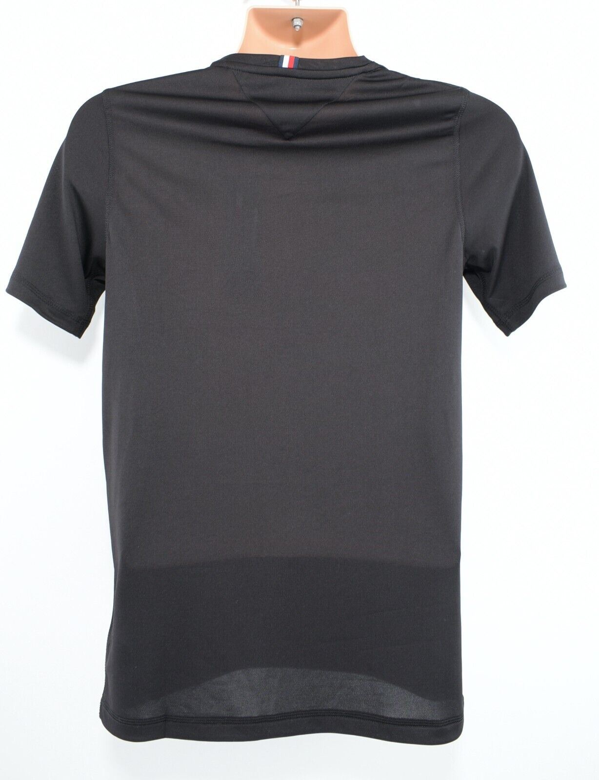 TOMMY HILFIGER Mens ENTRY Workout Gym Slim Fit T-shirt, Black, size S