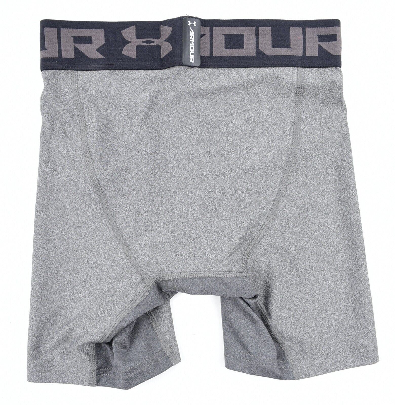 UNDER ARMOUR UA HeatGear Mens Compression Shorts, Carbon Grey, size SMALL