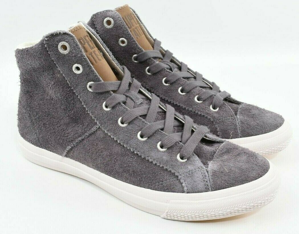 SUPERDRY Men's Suede Series High Top Trainers, Thunder Grey, size UK 9 EU 43