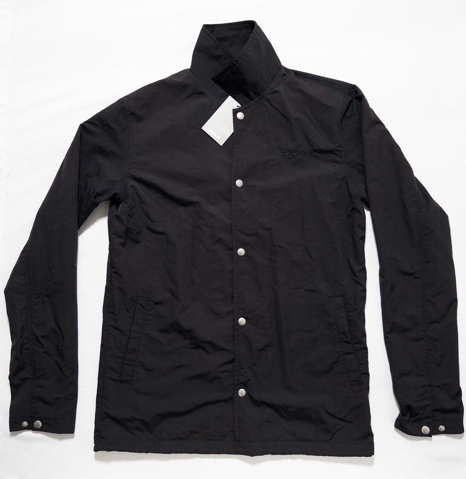 ASICS Tiger Performance Black Sports Mens Jacket Coat Size UK S Small
