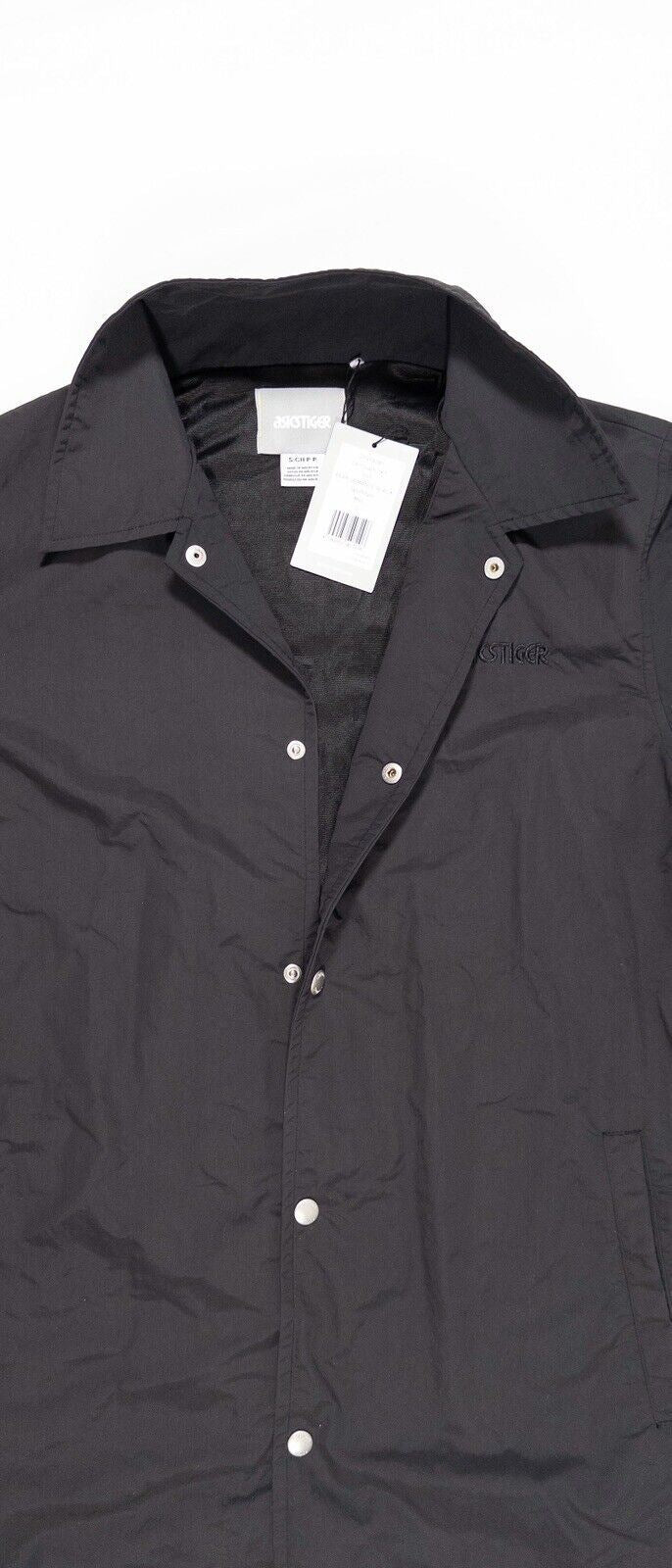 ASICS Tiger Performance Black Sports Mens Jacket Coat Size UK S Small