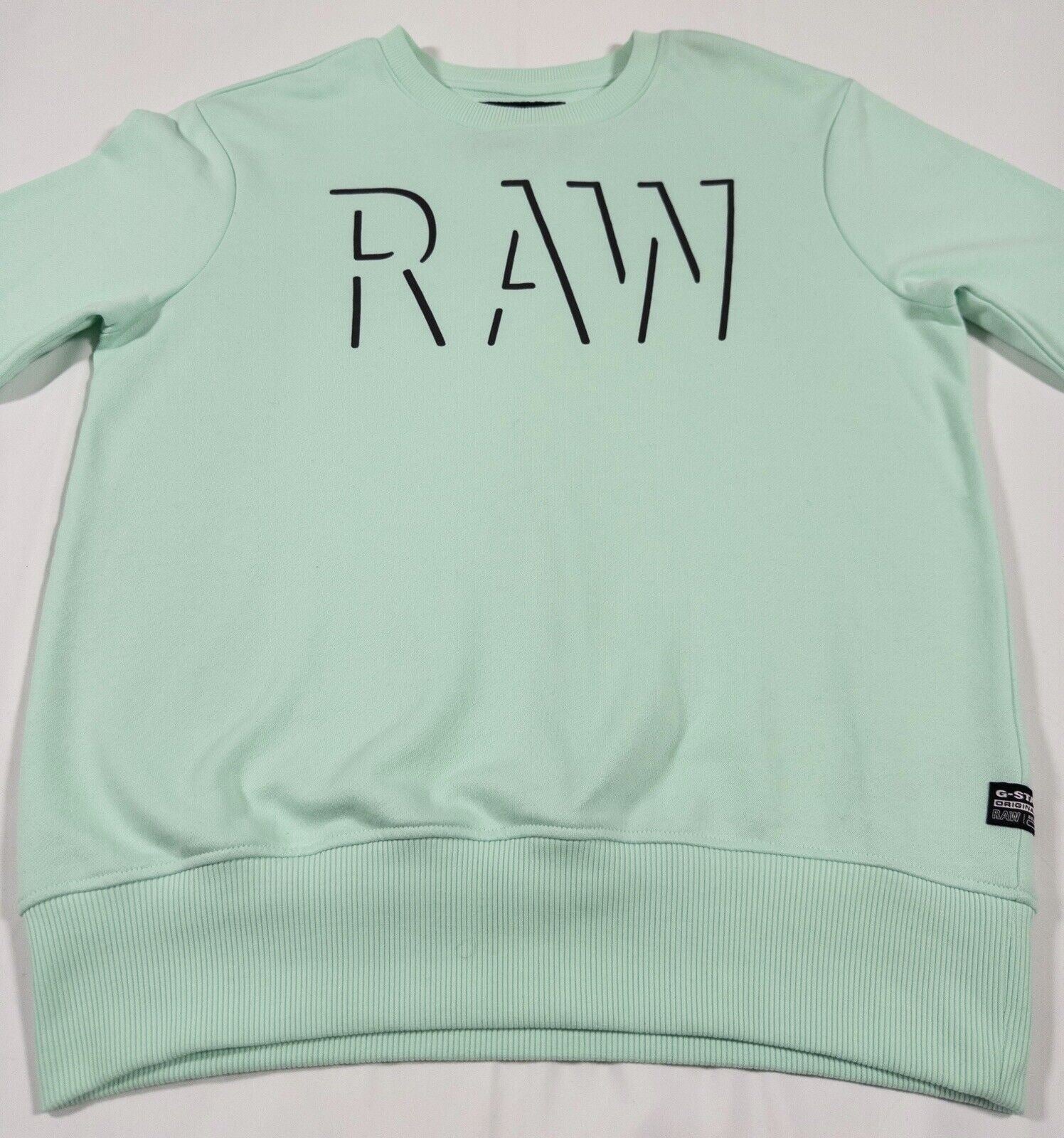 G-STAR RAW Men's Green Sweatshirt Jumper Size UK Small