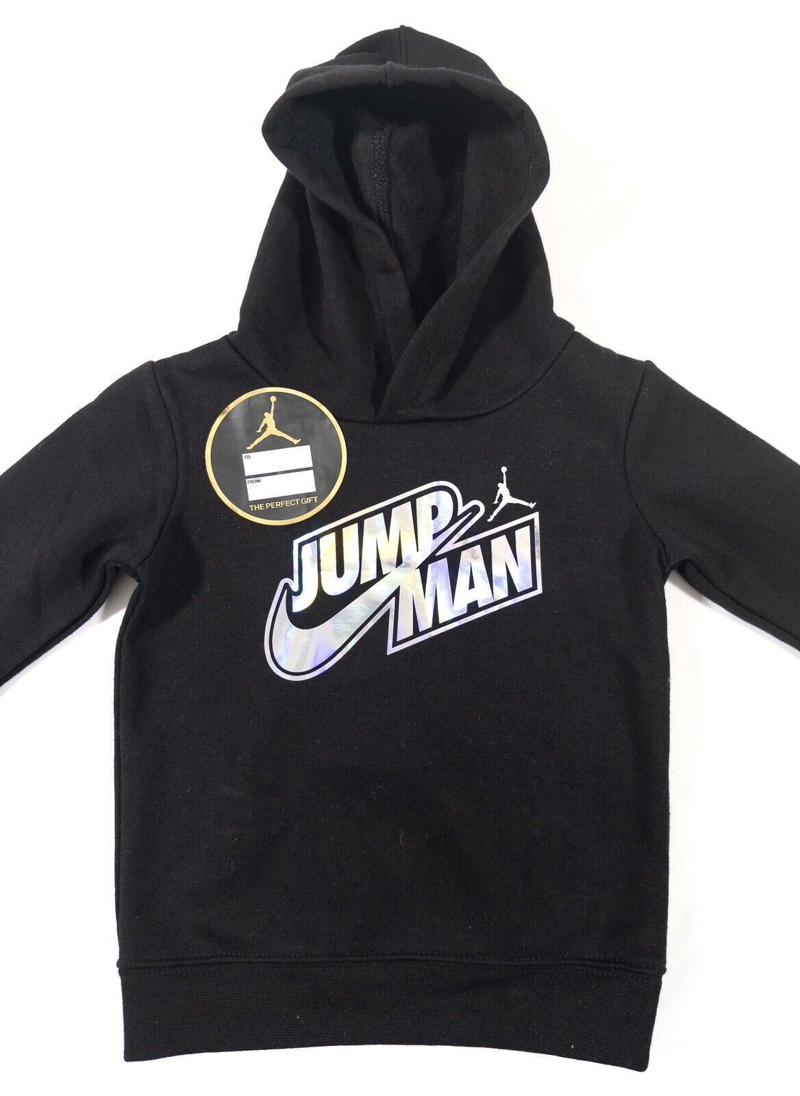NIKE JUMPMAN JORDAN Black Infant Kids Hoodie Boys Size UK 18 Months