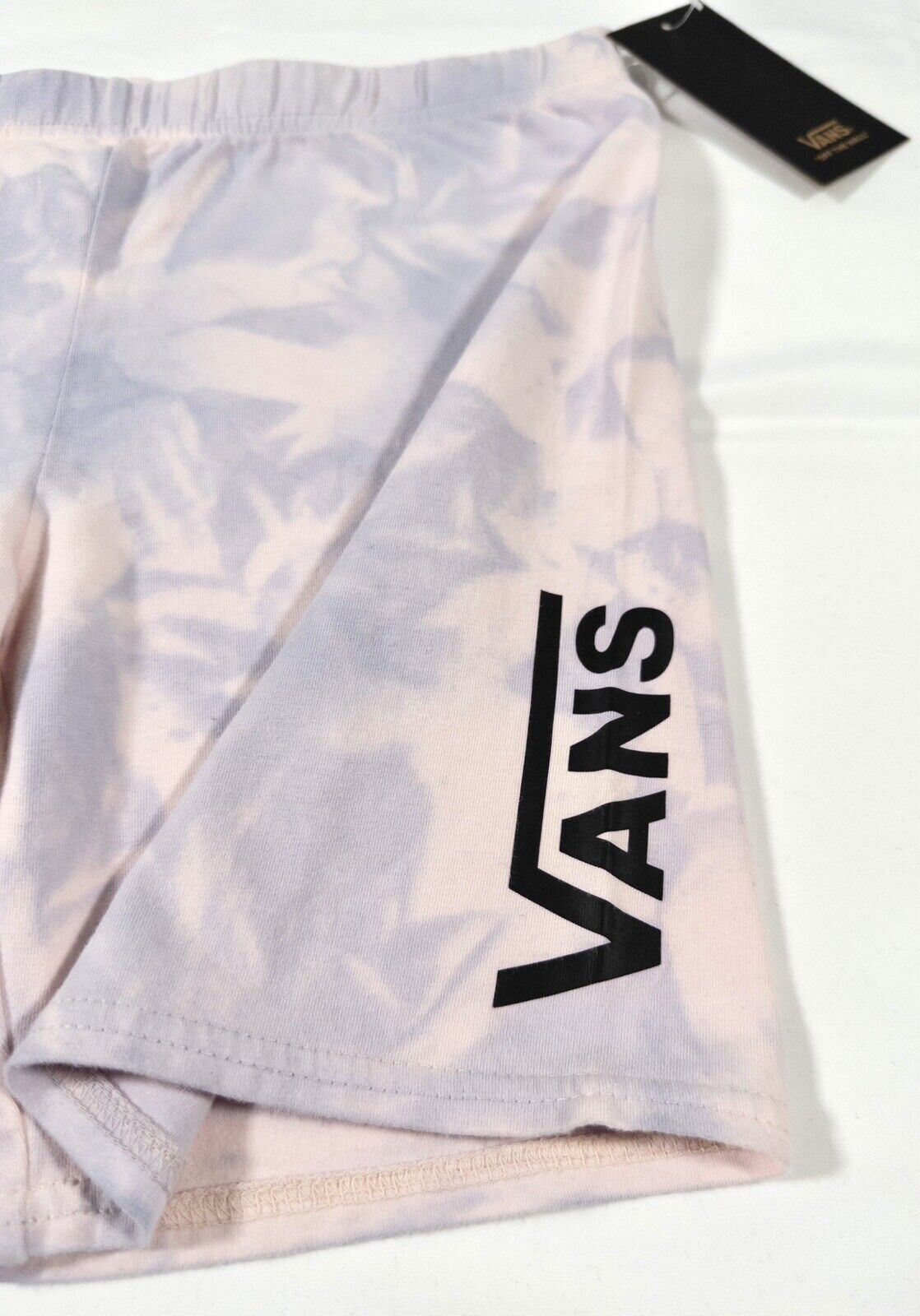 VANS Kids Girls Cycling Shorts Tie Dye Pink and Blue Size Age 10-12