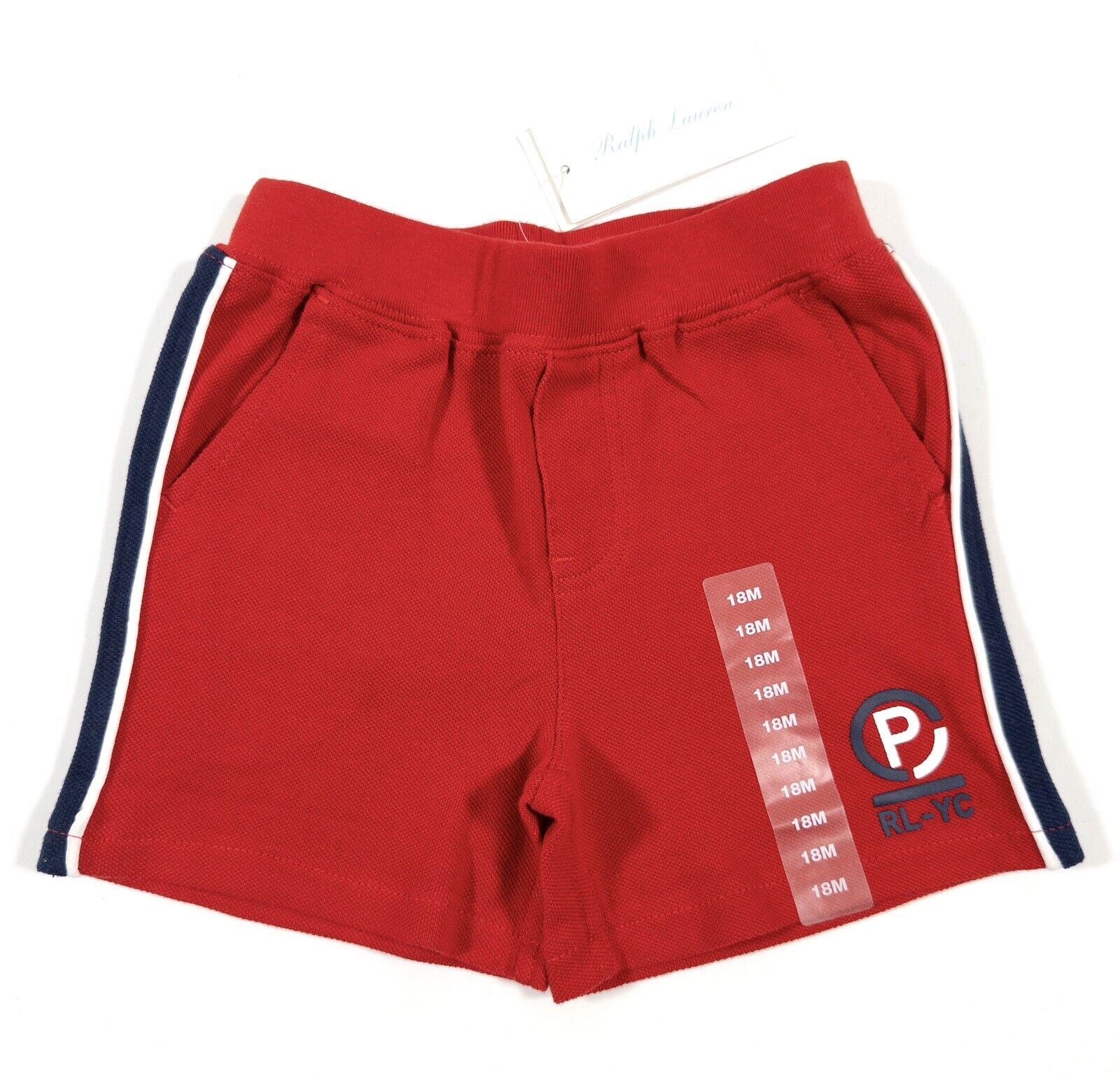 RALPH LAUREN Boys Red Shorts Size UK 18 Months