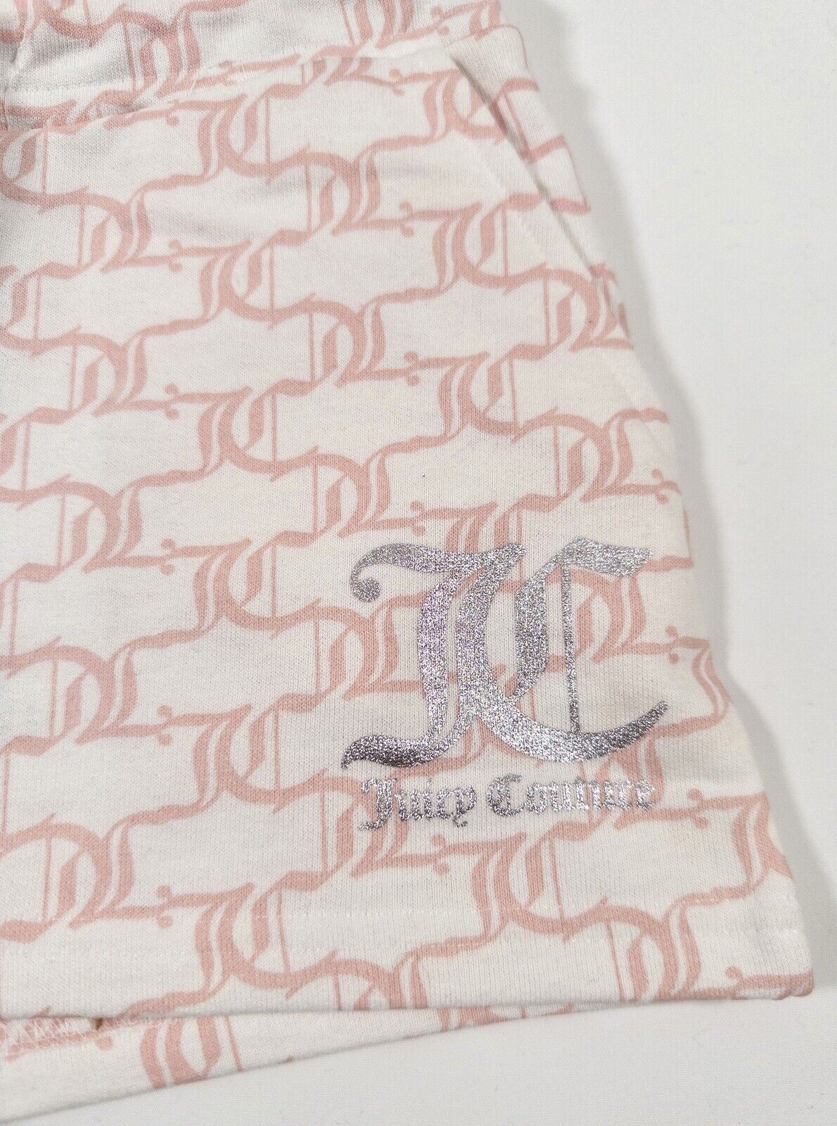 JUICY COUTURE Kids Girls Shorts Pink and White Size UK 8-9 Years