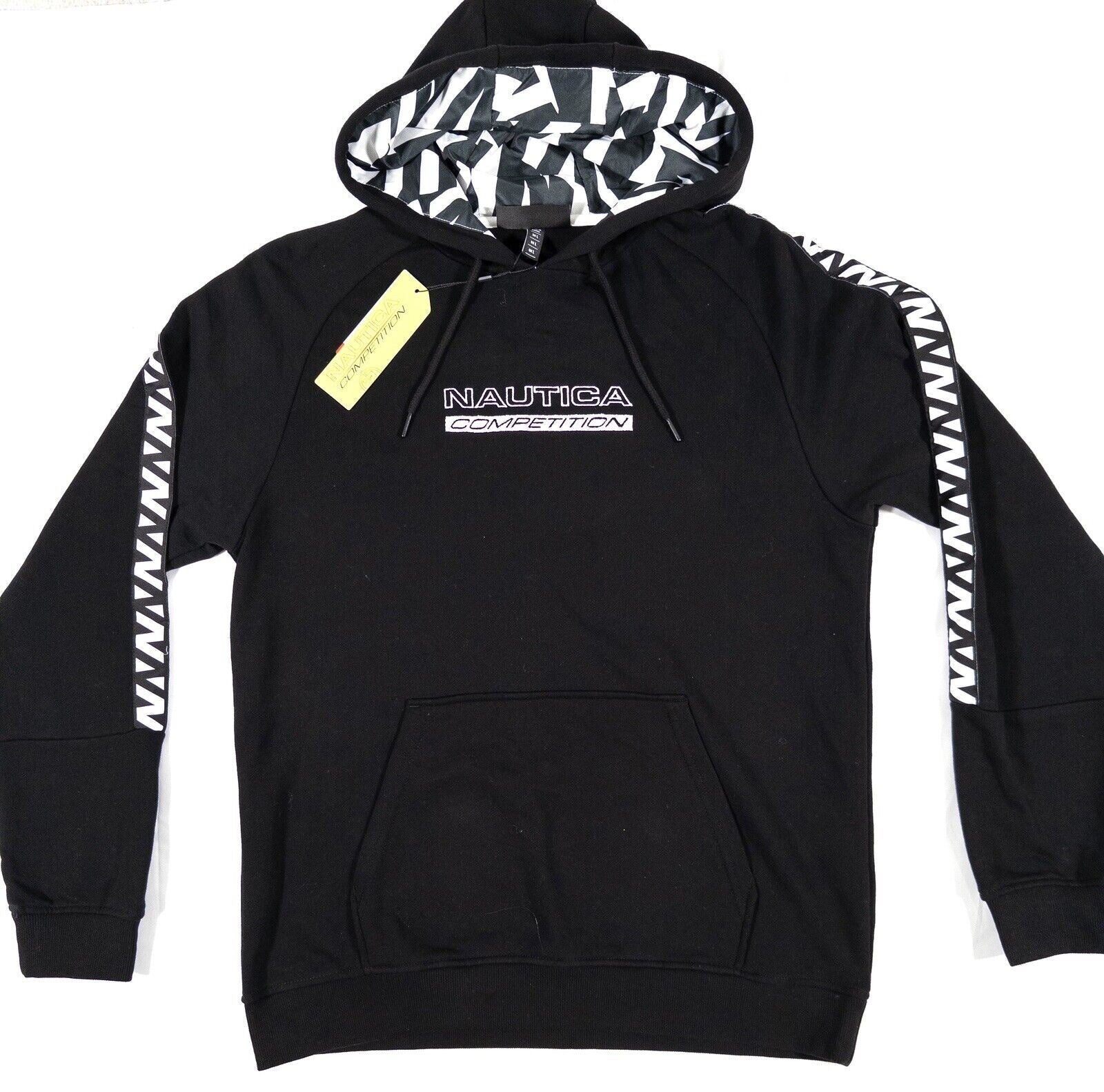 NAUTICA Competition Men's Black Hoodie Jumper Size UK Large