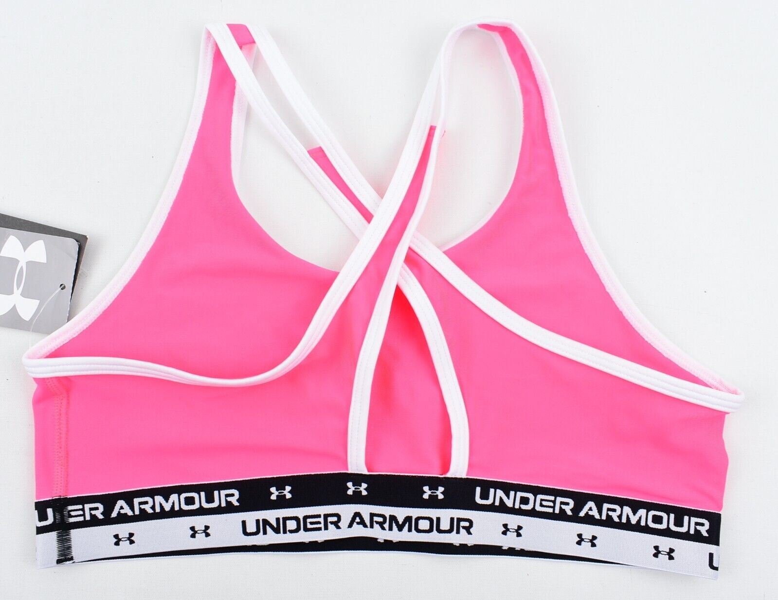UNDER ARMOUR Girls Kids Sports Bra Top, Cerise Pink, size 13 years
