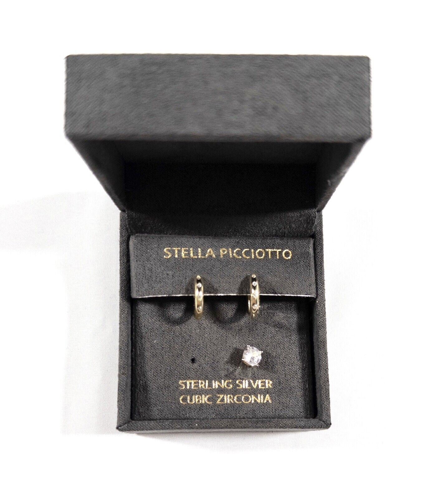 STELLA PICCIOTTO Women's Earrings set Sterling Silver