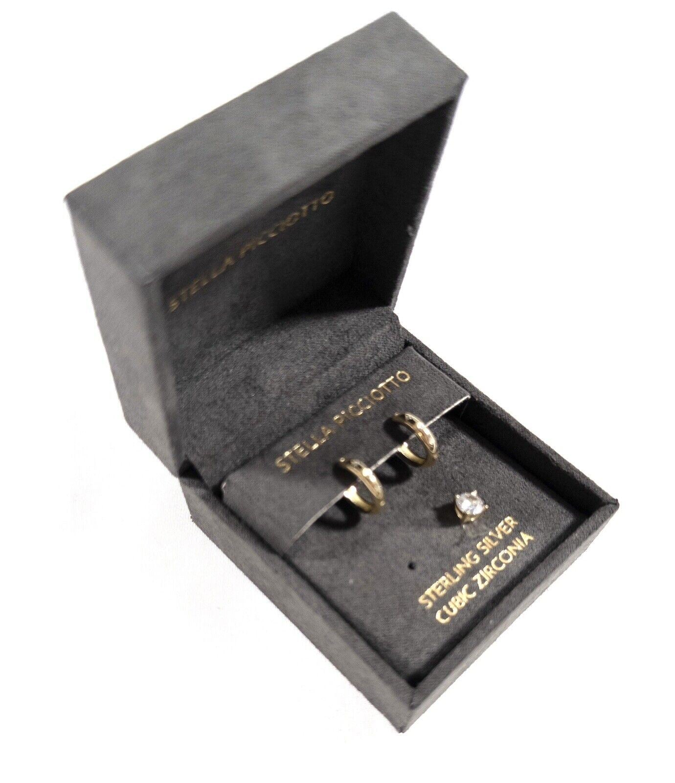 STELLA PICCIOTTO Women's Earrings set Sterling Silver