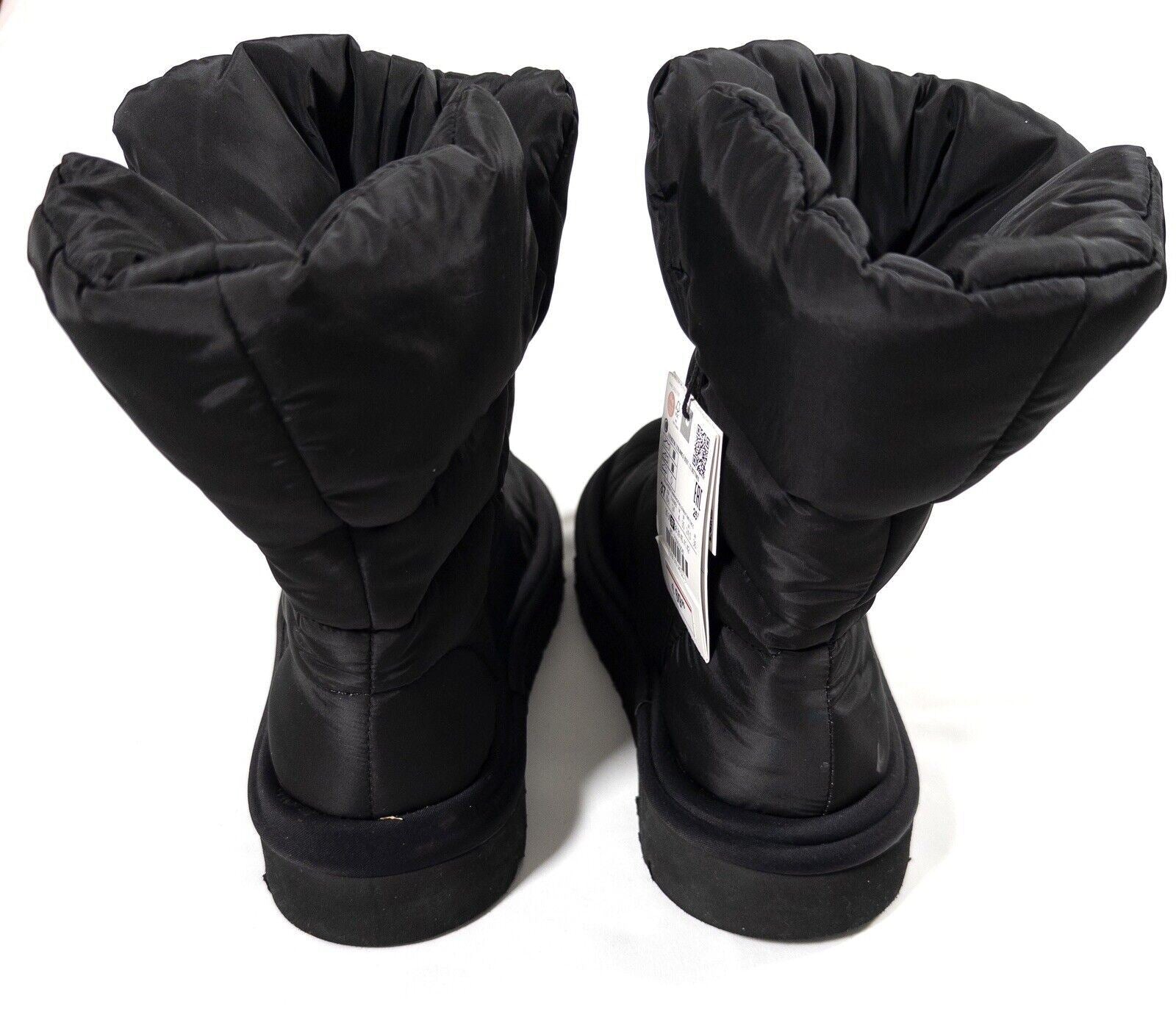 ZARA Women's Padded Black Ankle Boots Size UK 4