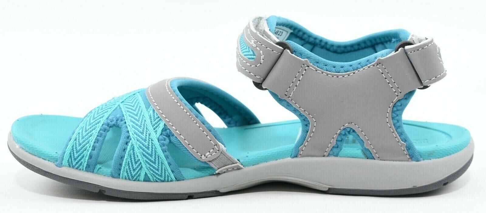 REGATTA Womens LADY SANTA CLARA Sports Sandals, Grey/Turquoise, UK 5