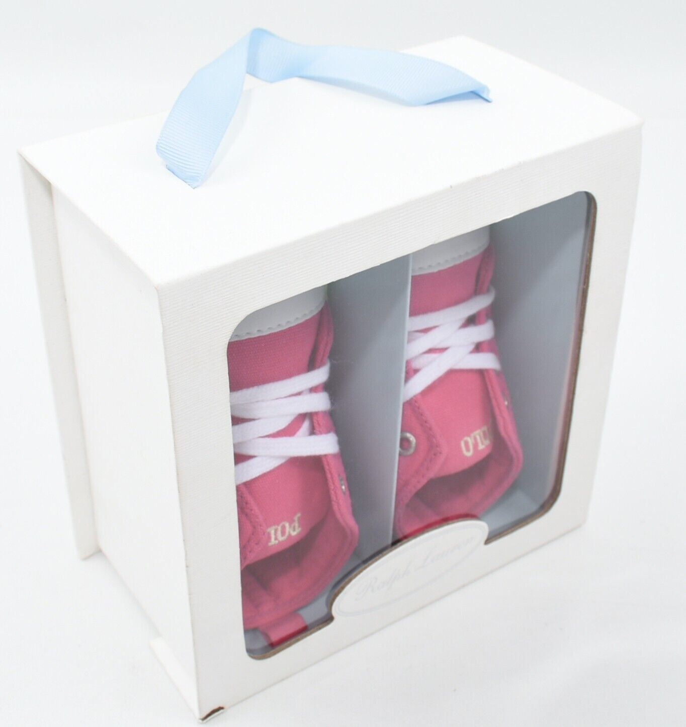 POLO RALPH LAUREN Baby Girls Pram Shoes, Pink, size 9-12 months/ EU 19