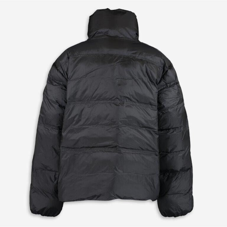 REPLAY Women's Short Black Puffer Coat Size UK Large