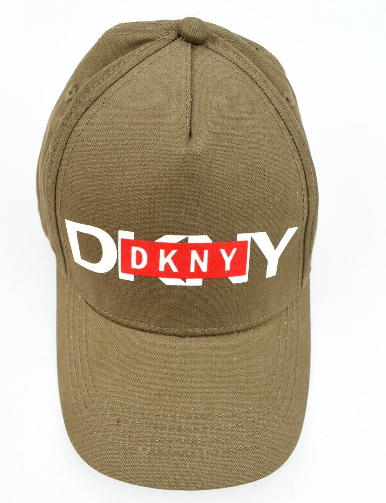 DKNY Boys Kids Logo Baseball Cap, Olive Green, size I. (50cm)