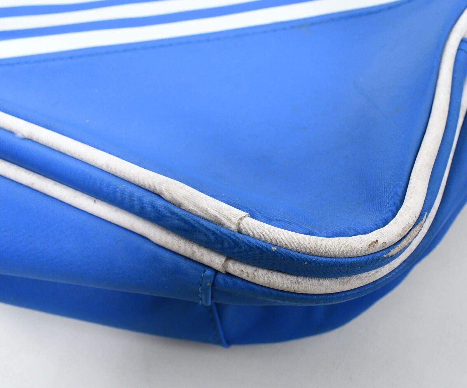 ADIDAS Mens Womens Messenger Crossbody Bag, Blue/White