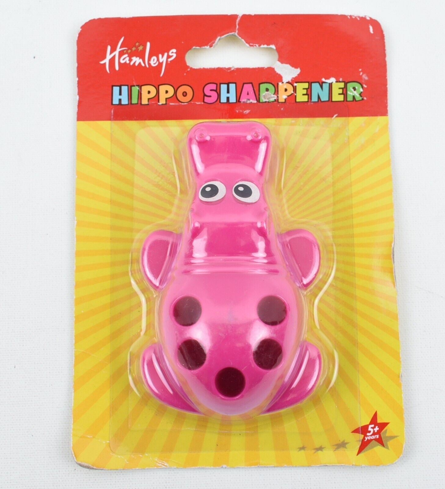 HAMLEYS Pink Purple Hippo Sharpener and Pencil Holder