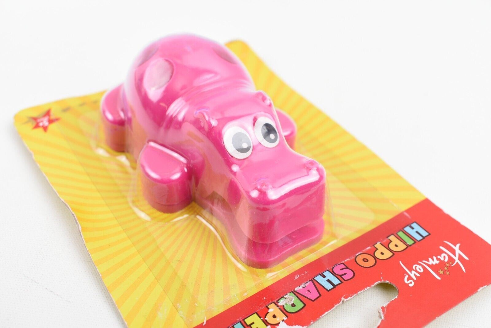 HAMLEYS Pink Purple Hippo Sharpener and Pencil Holder