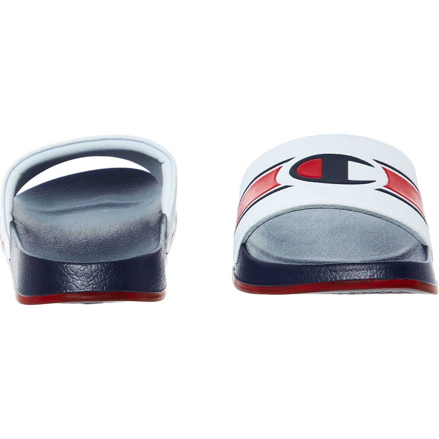 CHAMPION - CONNOR Womens Pool Sliders Summer Sandals, Navy/White, size UK 4