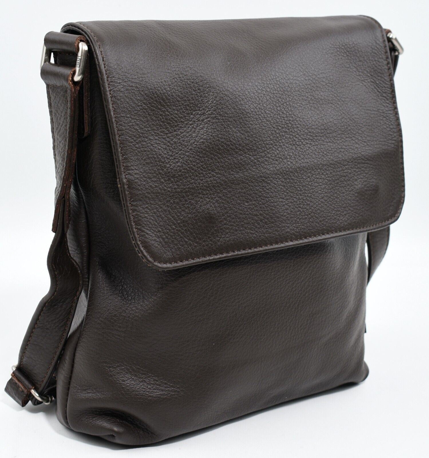 JOST Genuine Leather Shoulder Bag, Crossbody / Messenger Bag, Chocolate Brown