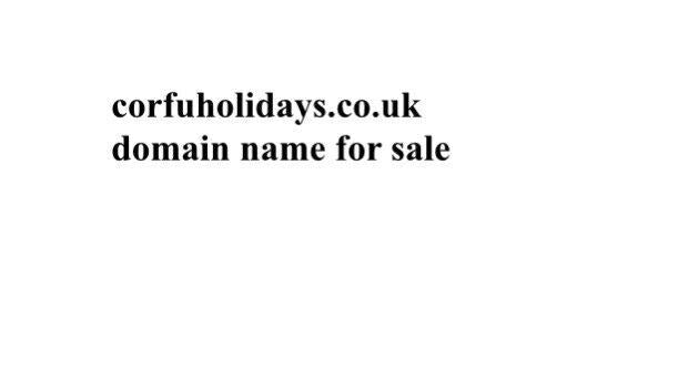 corfuhotels.co.uk premium domain name for sale corfu hotels website