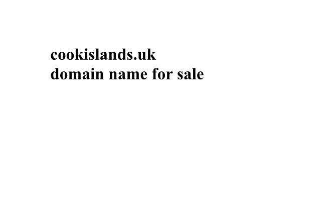 cookislands.uk premium domain name for sale cook islands website