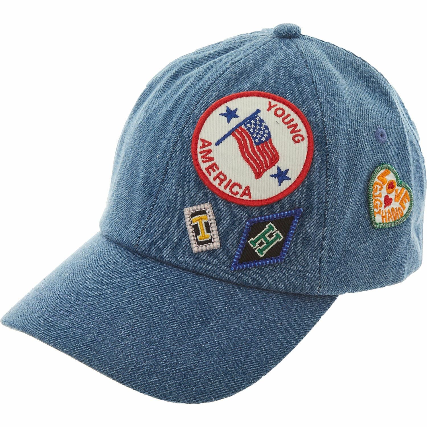 Genuine TOMMY X GIGI Denim Patch Baseball Womens Cap Hat by Gigi Hadid, RRP £60