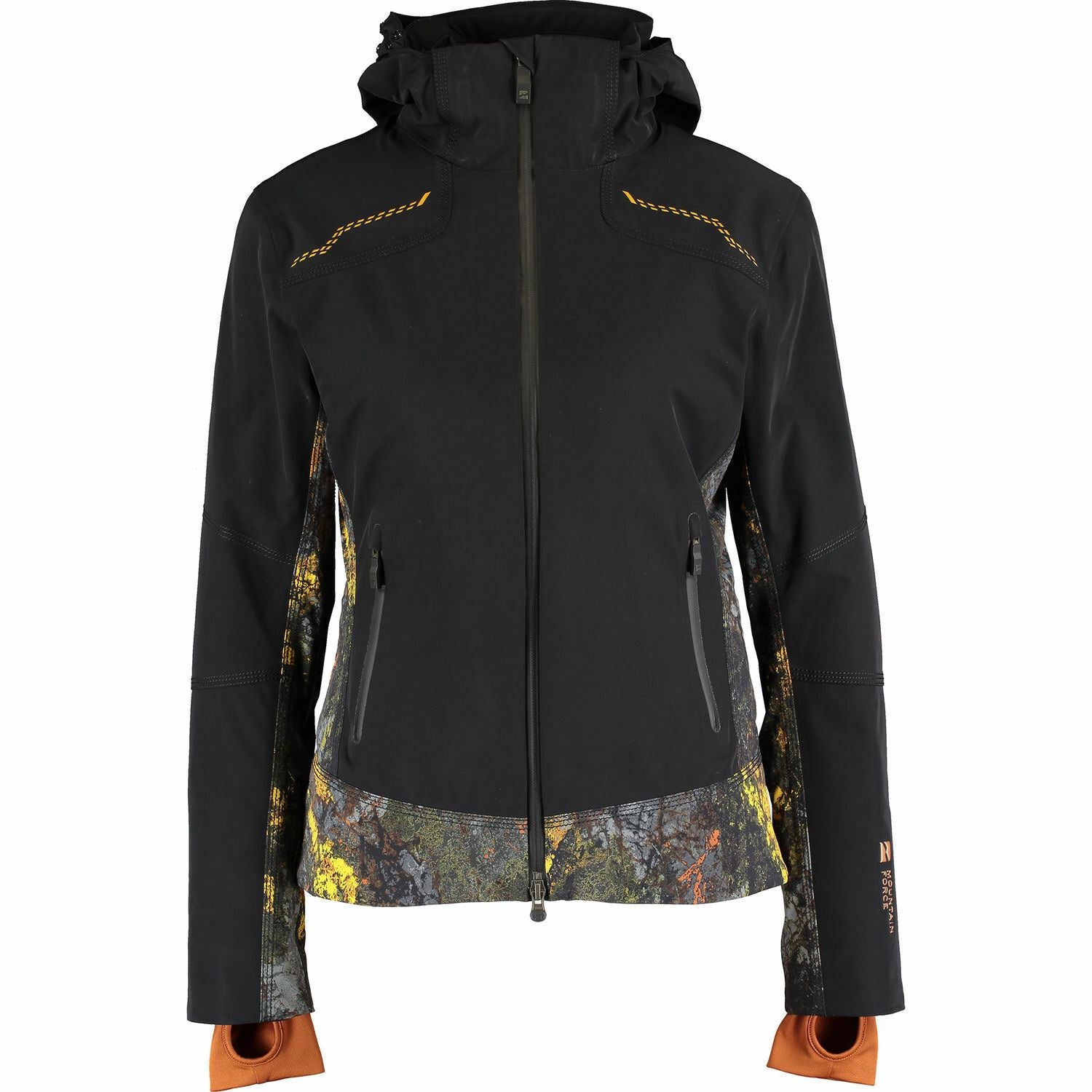 MOUNTAIN FORCE Women's Black Rider 111 Ski Jacket Size UK Small