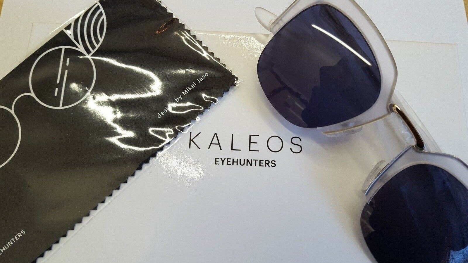 KALEOS Eyehunters Clayton 2 4826 Sunglasses, Men's /Women's, White Clear